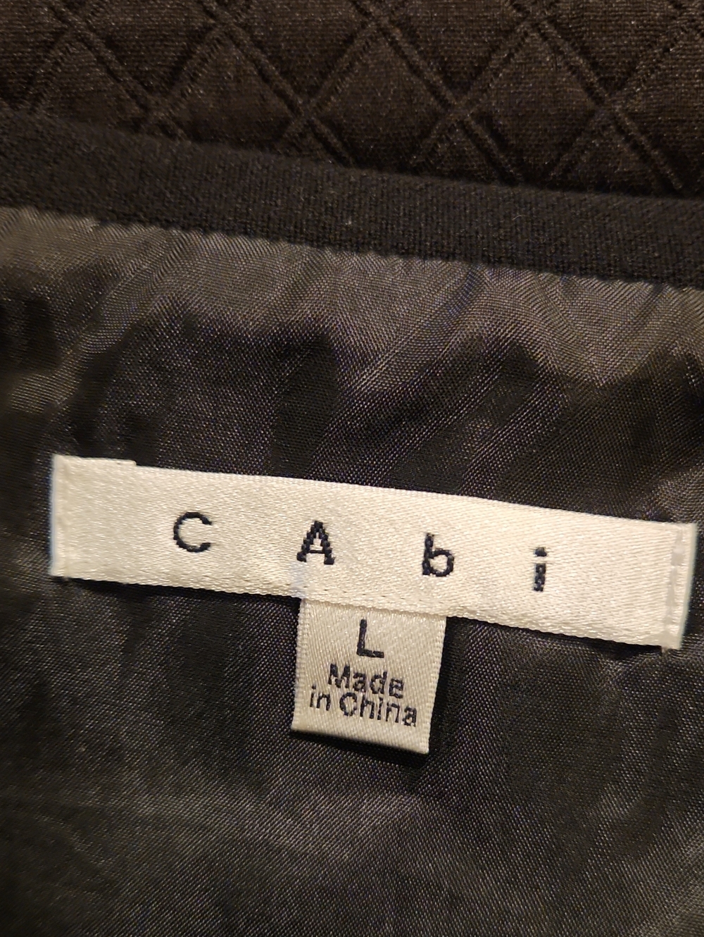 CAbi Black Panel Mini Skirt with Snap Detail - Picture 6 of 7